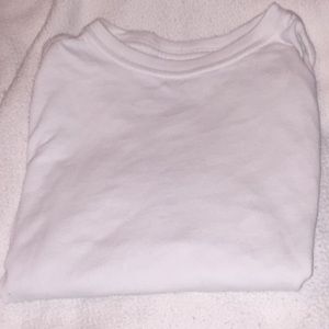 Boys white short sleeve T-shirt